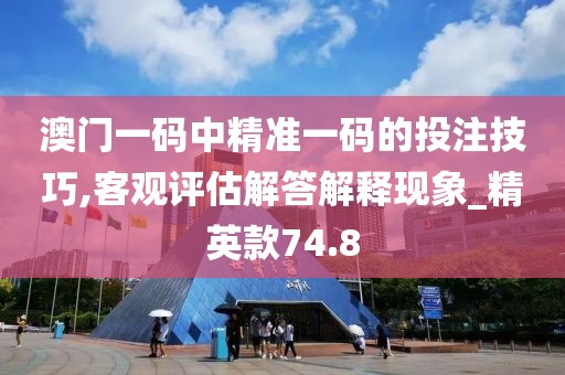 澳門一碼中精準(zhǔn)一碼的投注技巧,客觀評(píng)估解答解釋現(xiàn)象_精英款74.8