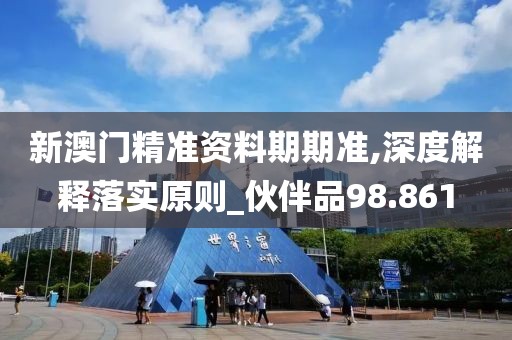 新澳門精準資料期期準,深度解釋落實原則_伙伴品98.861