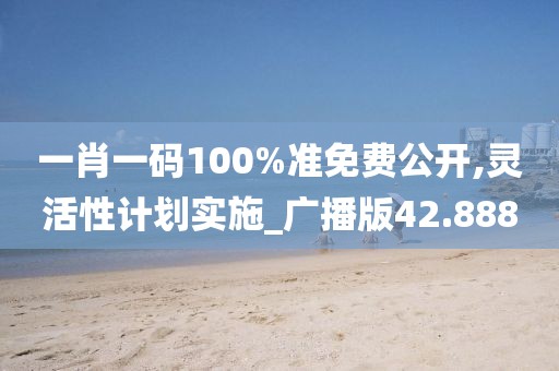 一肖一碼100%準(zhǔn)免費(fèi)公開,靈活性計(jì)劃實(shí)施_廣播版42.888