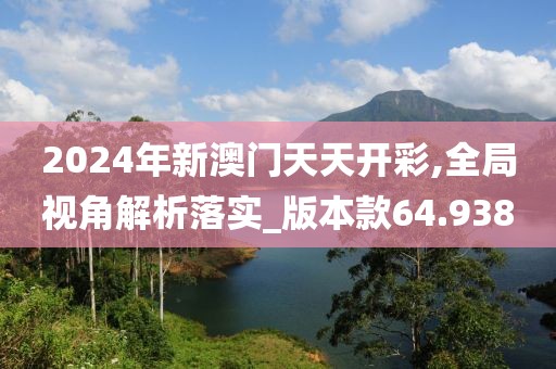 2024年新澳門天天開彩,全局視角解析落實_版本款64.938