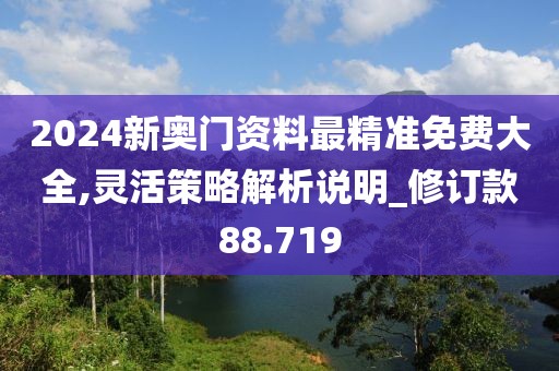 2024新奧門資料最精準免費大全,靈活策略解析說明_修訂款88.719