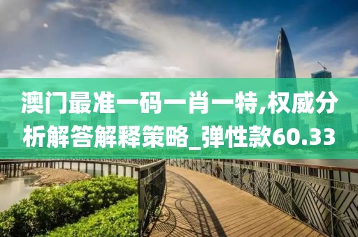 澳門(mén)最準(zhǔn)一碼一肖一特,權(quán)威分析解答解釋策略_彈性款60.33