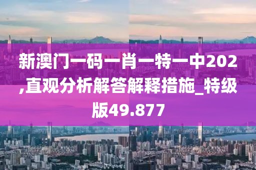 新澳門一碼一肖一特一中202,直觀分析解答解釋措施_特級(jí)版49.877