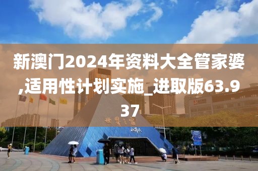 新澳門2024年資料大全管家婆,適用性計劃實施_進取版63.937