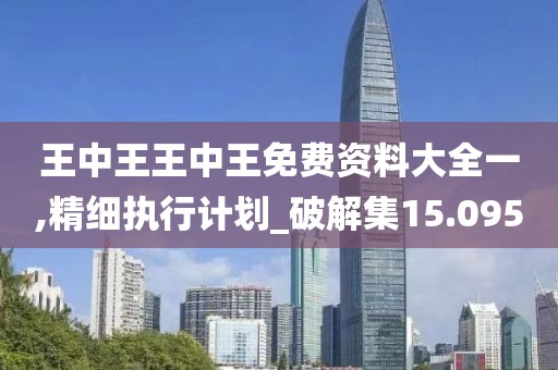 王中王王中王免費(fèi)資料大全一,精細(xì)執(zhí)行計(jì)劃_破解集15.095