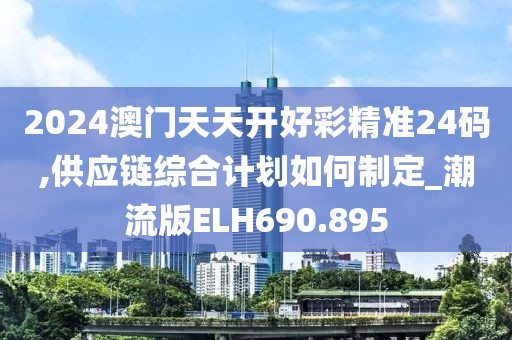 2024澳門天天開好彩精準(zhǔn)24碼,供應(yīng)鏈綜合計(jì)劃如何制定_潮流版ELH690.895