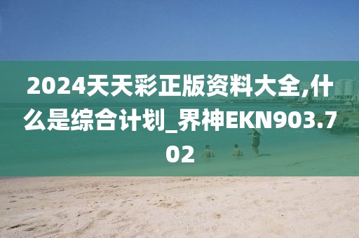 2024天天彩正版資料大全,什么是綜合計(jì)劃_界神EKN903.702