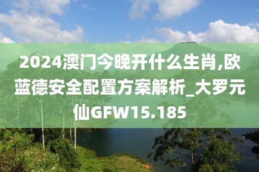2024澳門今晚開什么生肖,歐藍(lán)德安全配置方案解析_大羅元仙GFW15.185