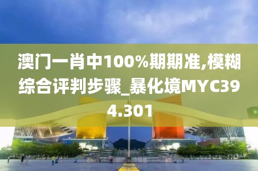 澳門一肖中100%期期準,模糊綜合評判步驟_暴化境MYC394.301