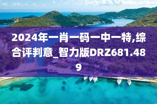 2024年一肖一碼一中一特,綜合評判意_智力版DRZ681.489