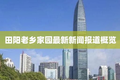 田陽(yáng)老鄉(xiāng)家園最新新聞報(bào)道概覽