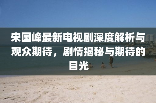 宋國峰最新電視劇深度解析與觀眾期待，劇情揭秘與期待的目光
