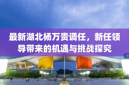 最新湖北楊萬貴調(diào)任，新任領(lǐng)導(dǎo)帶來的機(jī)遇與挑戰(zhàn)探究