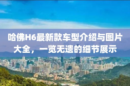 哈佛H6最新款車型介紹與圖片大全，一覽無遺的細節(jié)展示