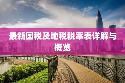 最新國(guó)稅及地稅稅率表詳解與概覽