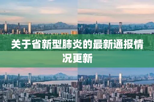 關(guān)于省新型肺炎的最新通報情況更新