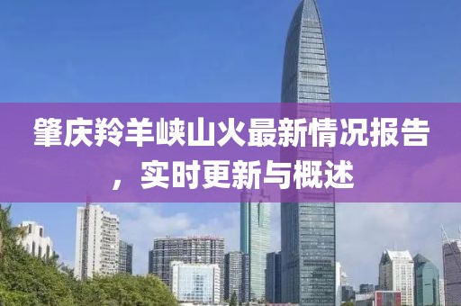 肇慶羚羊峽山火最新情況報(bào)告，實(shí)時(shí)更新與概述