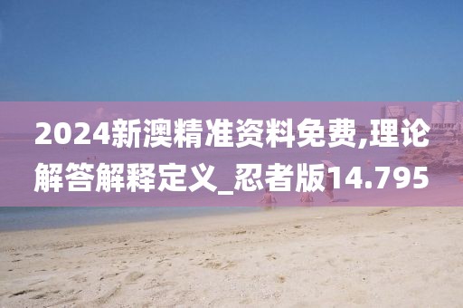 2024新澳精準(zhǔn)資料免費(fèi),理論解答解釋定義_忍者版14.795
