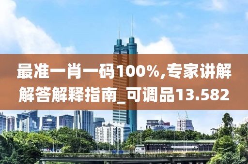 最準(zhǔn)一肖一碼100%,專家講解解答解釋指南_可調(diào)品13.582