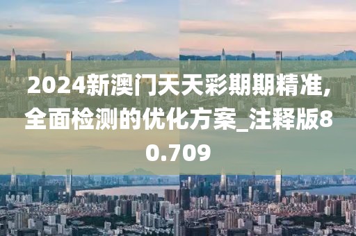 2024新澳門天天彩期期精準,全面檢測的優(yōu)化方案_注釋版80.709