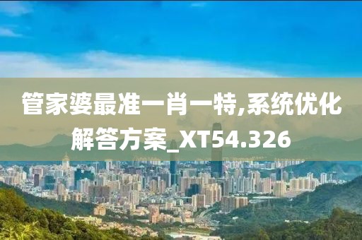 管家婆最準(zhǔn)一肖一特,系統(tǒng)優(yōu)化解答方案_XT54.326