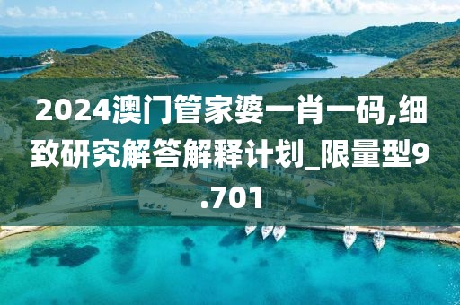 2024澳門管家婆一肖一碼,細致研究解答解釋計劃_限量型9.701