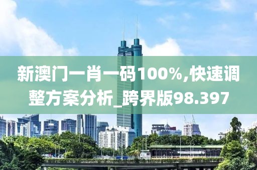 新澳門一肖一碼100%,快速調(diào)整方案分析_跨界版98.397