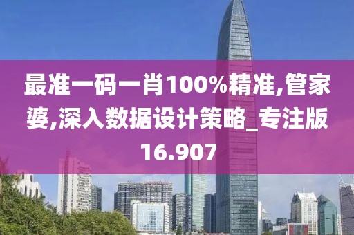 最準(zhǔn)一碼一肖100%精準(zhǔn),管家婆,深入數(shù)據(jù)設(shè)計策略_專注版16.907