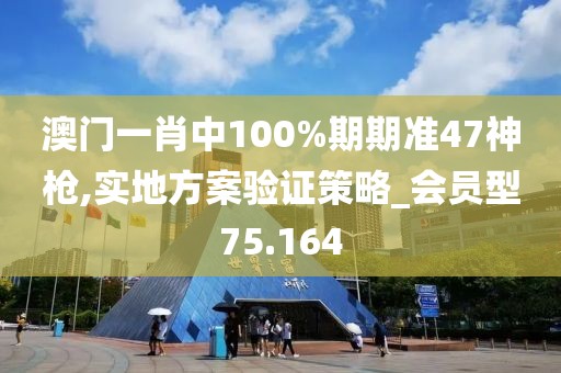 澳門一肖中100%期期準47神槍,實地方案驗證策略_會員型75.164
