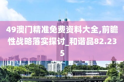 49澳門精準(zhǔn)免費(fèi)資料大全,前瞻性戰(zhàn)略落實(shí)探討_和諧品82.235