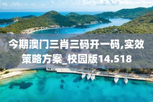今期澳門三肖三碼開一碼,實(shí)效策略方案_校園版14.518