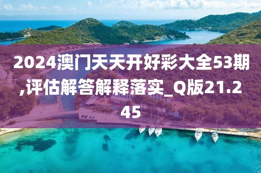 2024澳門(mén)天天開(kāi)好彩大全53期,評(píng)估解答解釋落實(shí)_Q版21.245