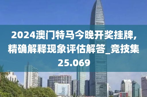 2024澳門特馬今晚開獎掛牌,精確解釋現(xiàn)象評估解答_競技集25.069