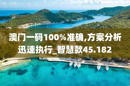 澳門(mén)一碼100%準(zhǔn)確,方案分析迅速執(zhí)行_智慧款45.182