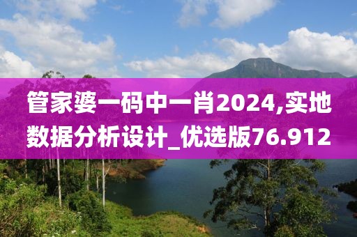管家婆一碼中一肖2024,實地數(shù)據(jù)分析設(shè)計_優(yōu)選版76.912