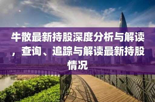 牛散最新持股深度分析與解讀，查詢、追蹤與解讀最新持股情況