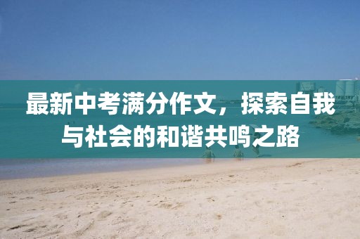 最新中考滿分作文，探索自我與社會(huì)的和諧共鳴之路