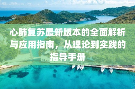 心肺復(fù)蘇最新版本的全面解析與應(yīng)用指南，從理論到實(shí)踐的指導(dǎo)手冊(cè)