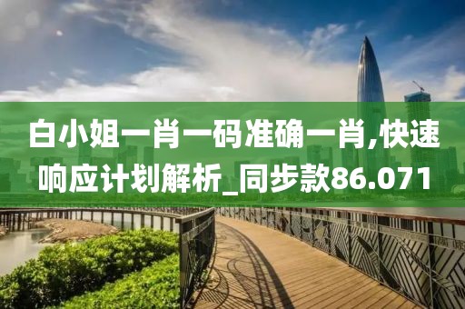 白小姐一肖一碼準(zhǔn)確一肖,快速響應(yīng)計(jì)劃解析_同步款86.071