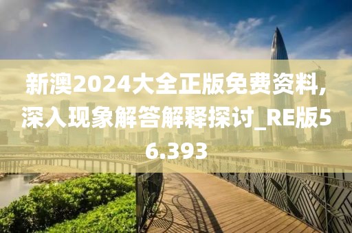 新澳2024大全正版免費資料,深入現(xiàn)象解答解釋探討_RE版56.393