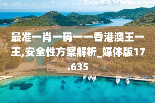 最準(zhǔn)一肖一碼一一香港澳王一王,安全性方案解析_媒體版17.635