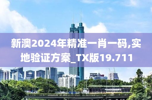 新澳2024年精準一肖一碼,實地驗證方案_TX版19.711