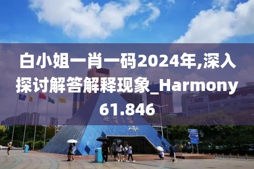 白小姐一肖一碼2024年,深入探討解答解釋現(xiàn)象_Harmony61.846