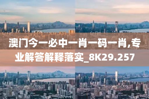 澳門今一必中一肖一碼一肖,專業(yè)解答解釋落實_8K29.257