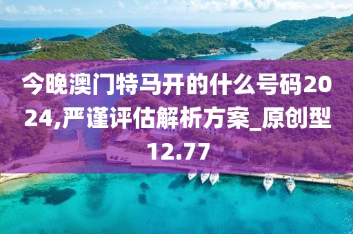 今晚澳門特馬開的什么號碼2024,嚴(yán)謹(jǐn)評估解析方案_原創(chuàng)型12.77