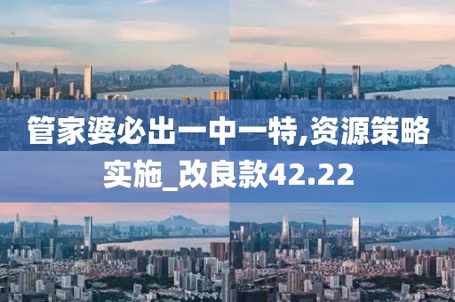 管家婆必出一中一特,資源策略實(shí)施_改良款42.22
