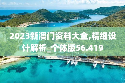 2023新澳門資料大全,精細(xì)設(shè)計解析_個體版56.419