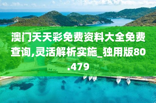 澳門天天彩免費資料大全免費查詢,靈活解析實施_獨用版80.479