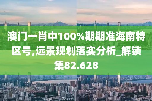 澳門一肖中100%期期準(zhǔn)海南特區(qū)號(hào),遠(yuǎn)景規(guī)劃落實(shí)分析_解鎖集82.628
