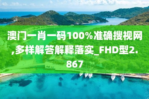 澳門一肖一碼100%準(zhǔn)確搜視網(wǎng),多樣解答解釋落實(shí)_FHD型2.867